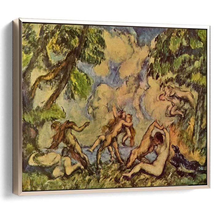 Bacchanalia. The Battle of Love (1880) by Paul Cezanne