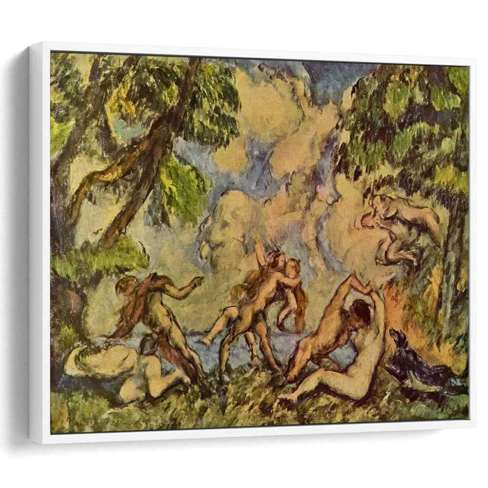 Bacchanalia. The Battle of Love (1880) by Paul Cezanne