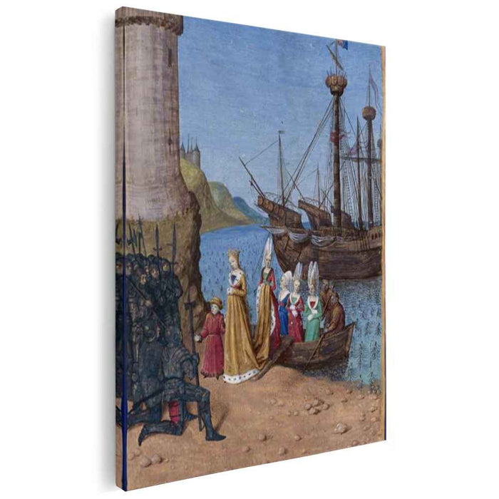 Back in England Isabella of France (1460) by Jean Fouquet