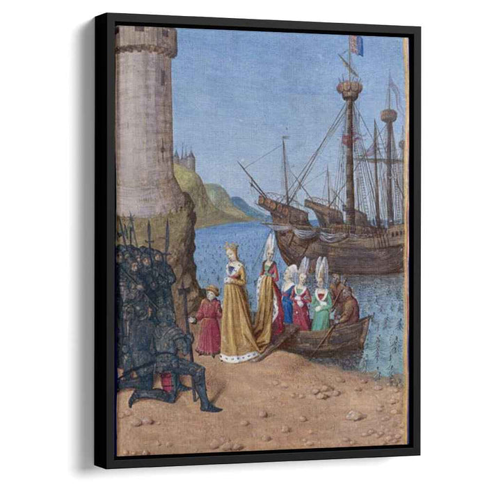 Back in England Isabella of France (1460) by Jean Fouquet