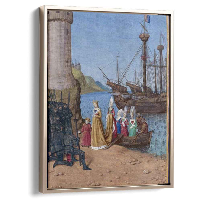 Back in England Isabella of France (1460) by Jean Fouquet