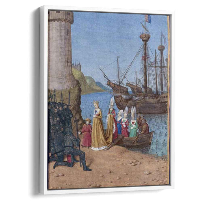 Back in England Isabella of France (1460) by Jean Fouquet