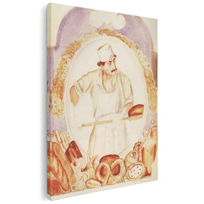 Baker (1918) by Boris Kustodiev