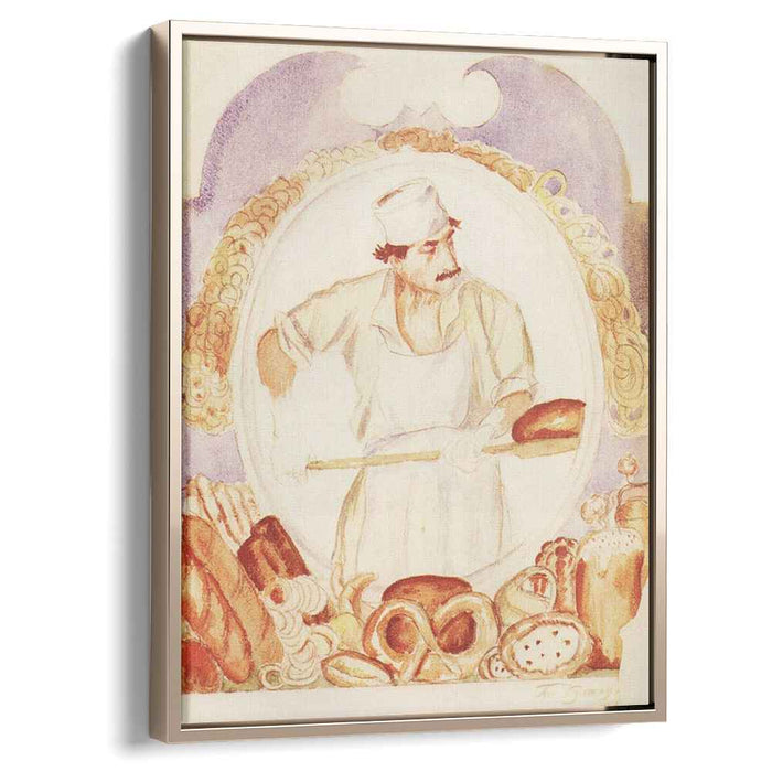 Baker (1918) by Boris Kustodiev