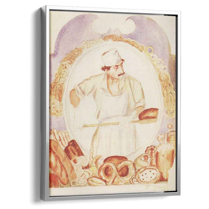 Baker (1918) by Boris Kustodiev