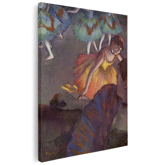 Ballerina and Lady with a Fan (1885) by Edgar Degas