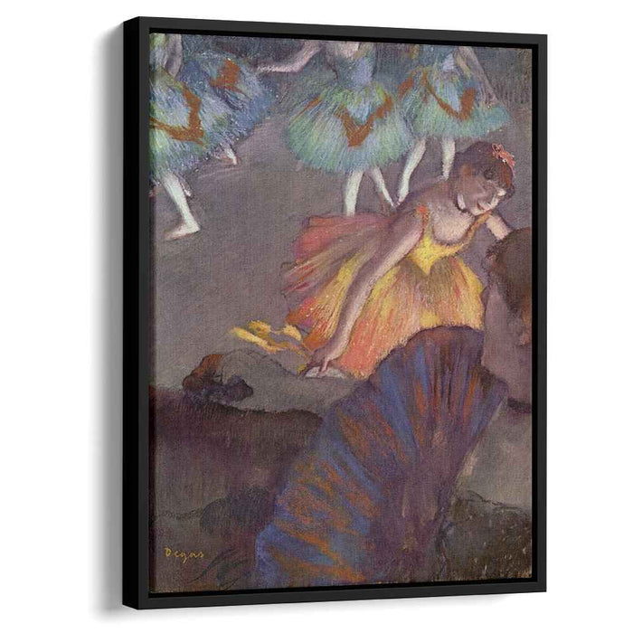 Ballerina and Lady with a Fan (1885) by Edgar Degas