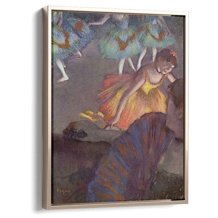 Ballerina and Lady with a Fan (1885) by Edgar Degas