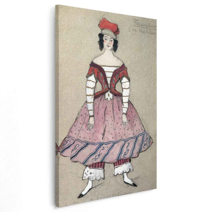 Ballerina. Costume design for Tamara Karsavina (1911) by Alexandre Benois