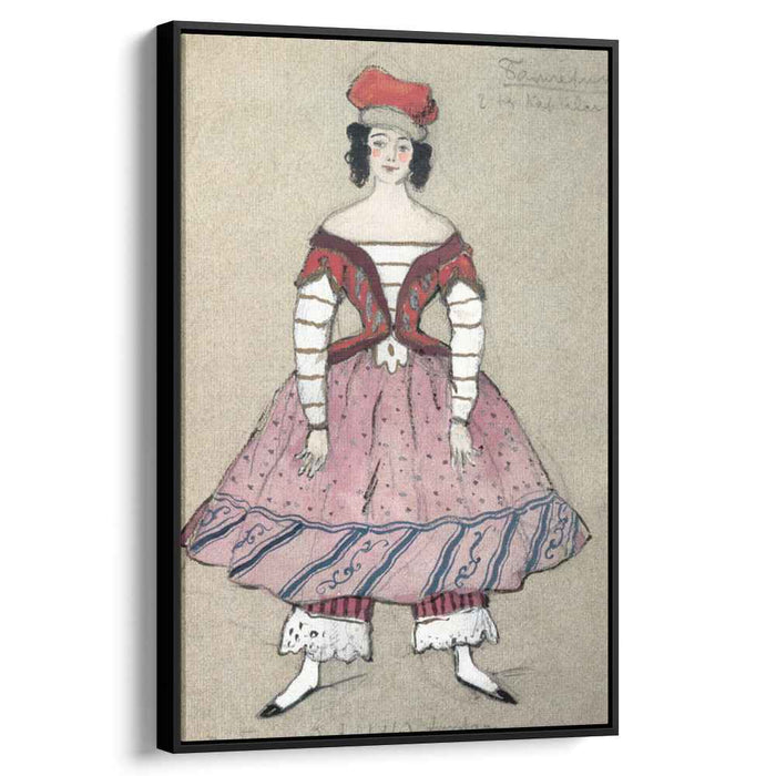 Ballerina. Costume design for Tamara Karsavina (1911) by Alexandre Benois