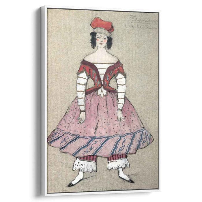 Ballerina. Costume design for Tamara Karsavina (1911) by Alexandre Benois