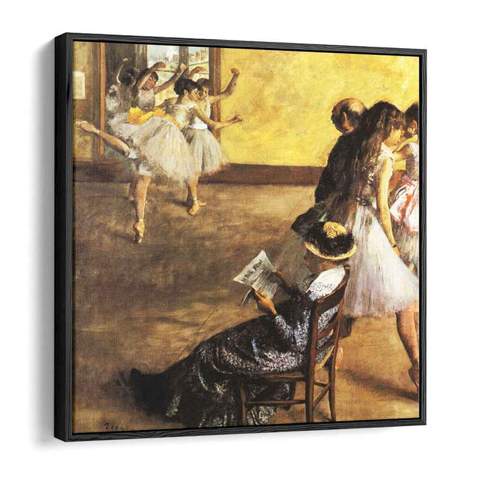 Ballet Class, the Dance Hall (1880) by Edgar Degas