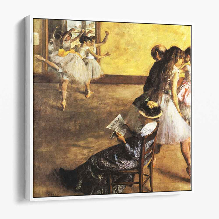 Ballet Class, the Dance Hall (1880) by Edgar Degas