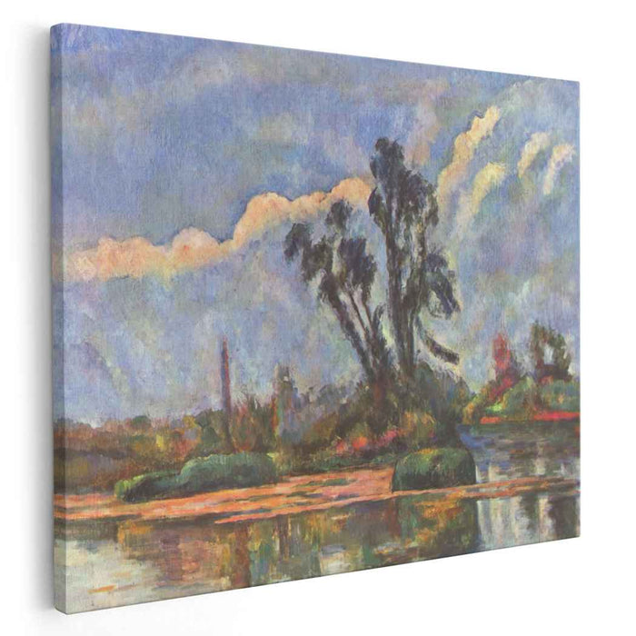 Bank of the Oise (1888) by Paul Cezanne