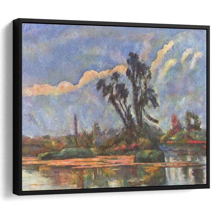 Bank of the Oise (1888) by Paul Cezanne