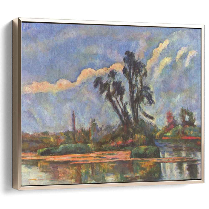Bank of the Oise (1888) by Paul Cezanne