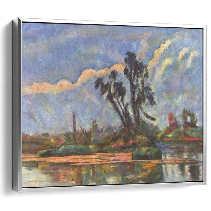 Bank of the Oise (1888) by Paul Cezanne