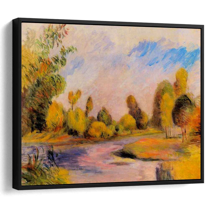 Banks of a River (1896) by Pierre-Auguste Renoir