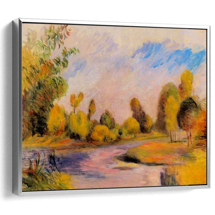 Banks of a River (1896) by Pierre-Auguste Renoir