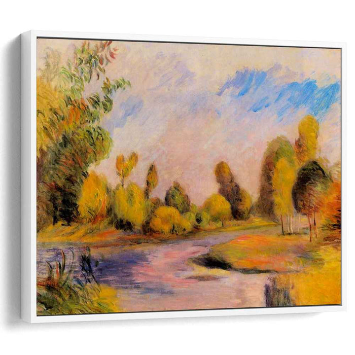 Banks of a River (1896) by Pierre-Auguste Renoir