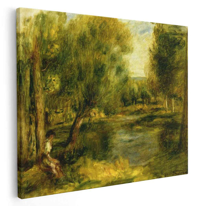 Banks of the River (1876) by Pierre-Auguste Renoir