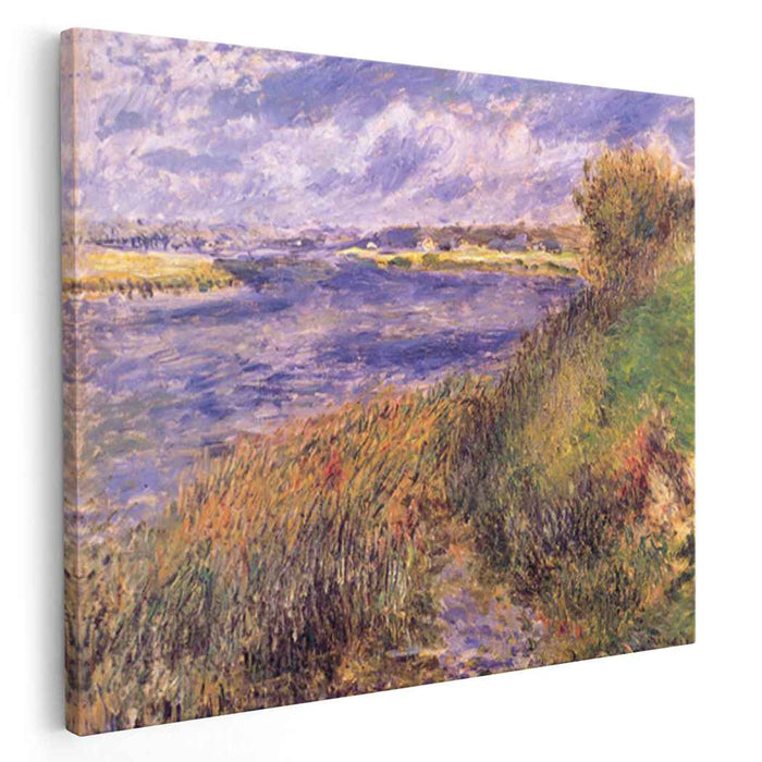 Banks of the Seine at Champrosay (1876) by Pierre-Auguste Renoir