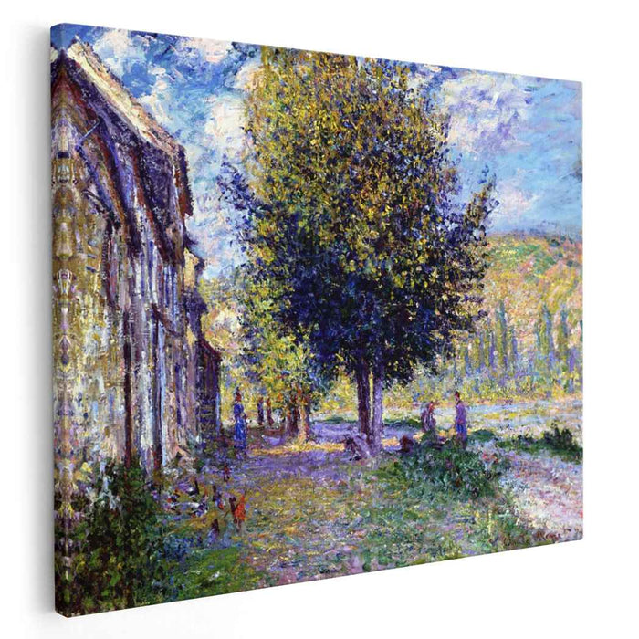 Banks of the Seine at Lavacourt (1878) by Claude Monet