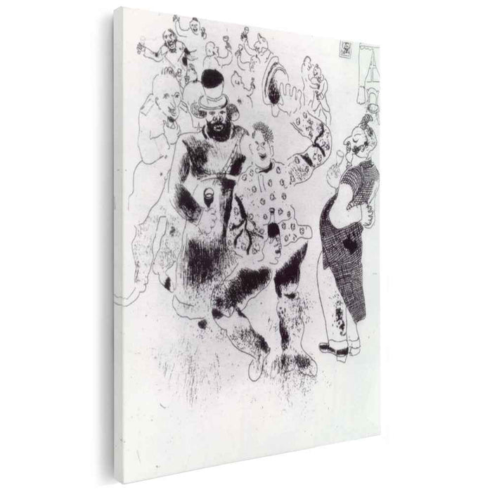 Banquet at the Police Chief's House (1923) by Marc Chagall