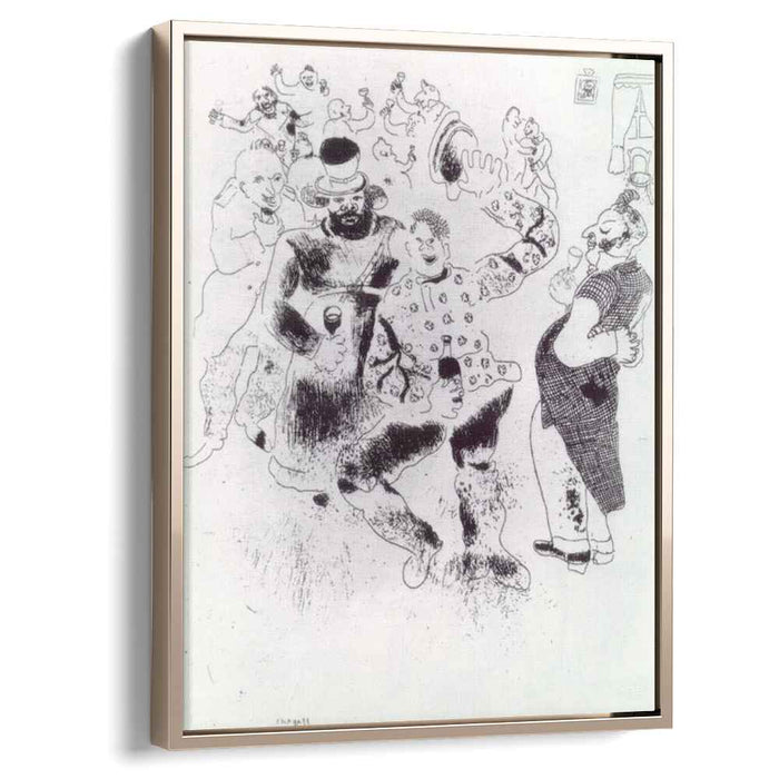 Banquet at the Police Chief's House (1923) by Marc Chagall