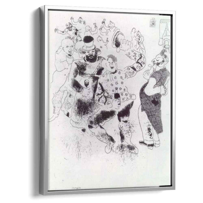 Banquet at the Police Chief's House (1923) by Marc Chagall