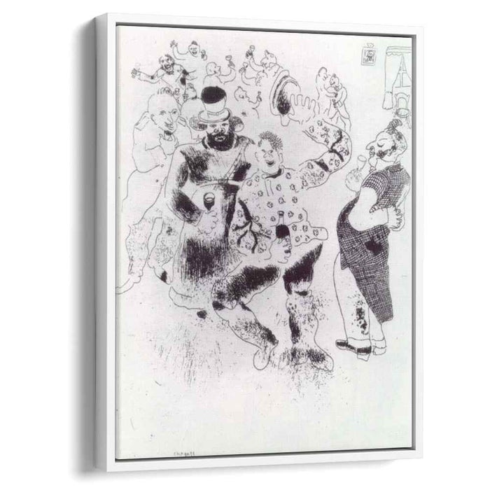 Banquet at the Police Chief's House (1923) by Marc Chagall