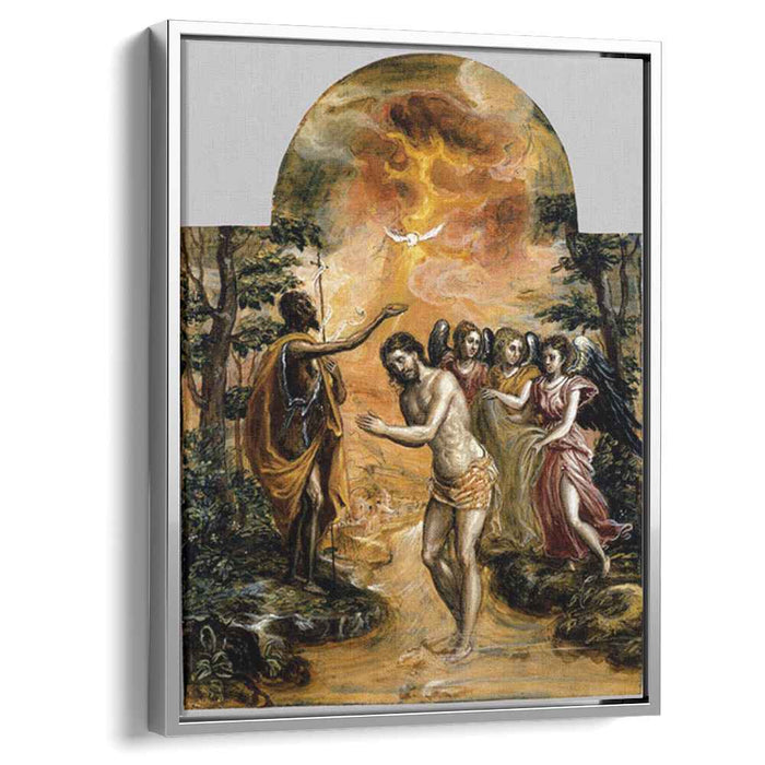 Baptism of Christ (1568) by El Greco
