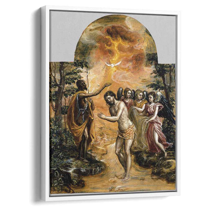 Baptism of Christ (1568) by El Greco
