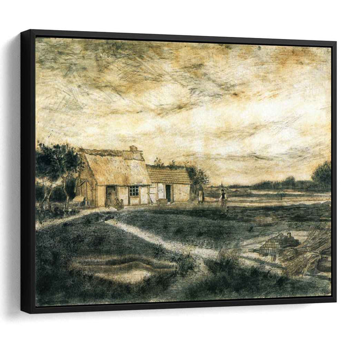 Barn with Moss-Covered Roof (1881) by Vincent van Gogh