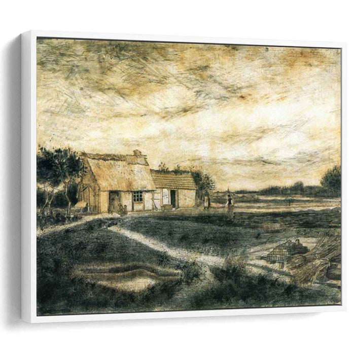 Barn with Moss-Covered Roof (1881) by Vincent van Gogh