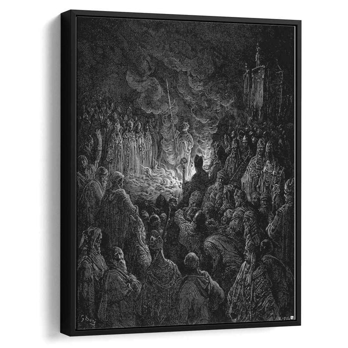 Barthelemi undergoing the Ordeal of Fire by Gustave Dore