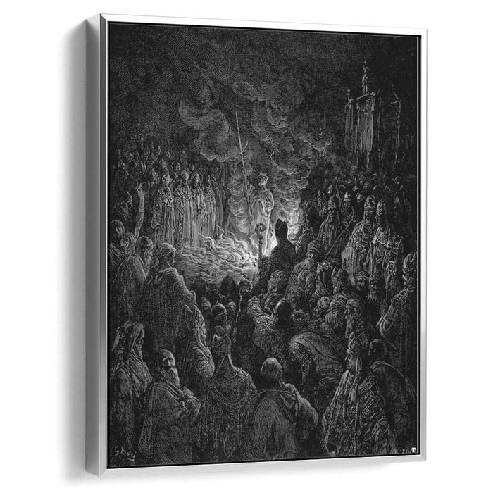 Barthelemi undergoing the Ordeal of Fire by Gustave Dore