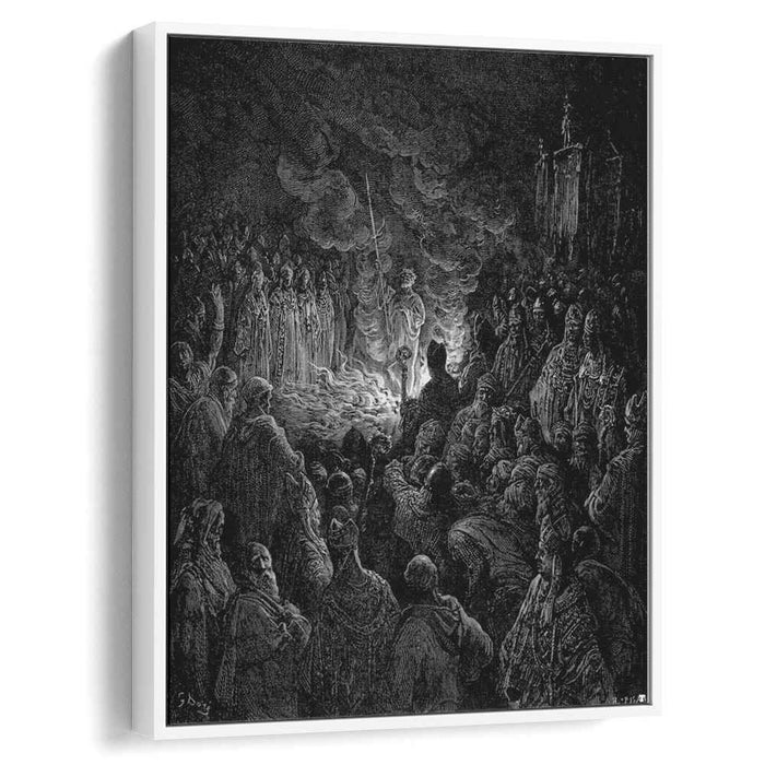 Barthelemi undergoing the Ordeal of Fire by Gustave Dore