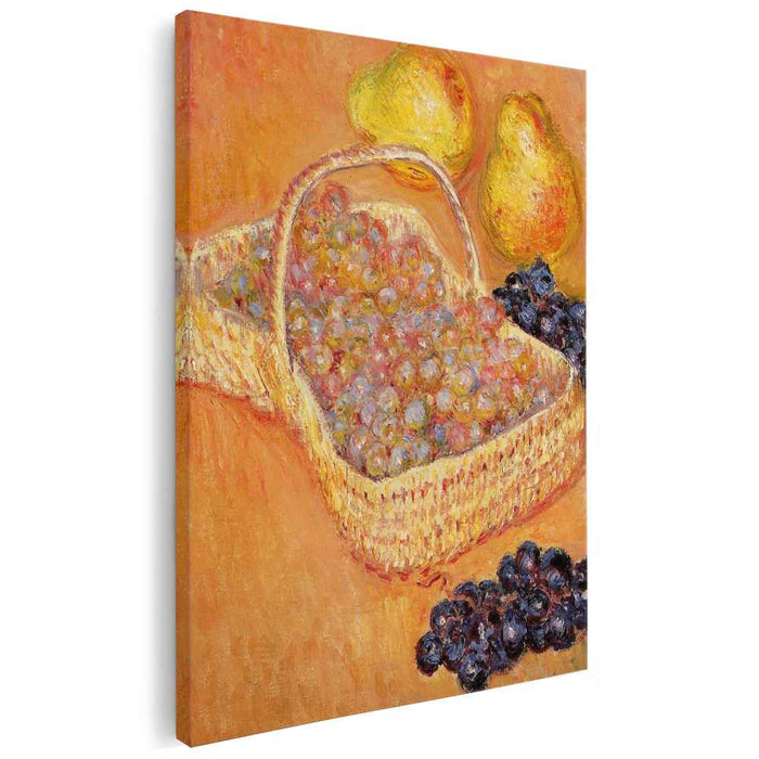 Basket of Graphes, Quinces and Pears by Claude Monet