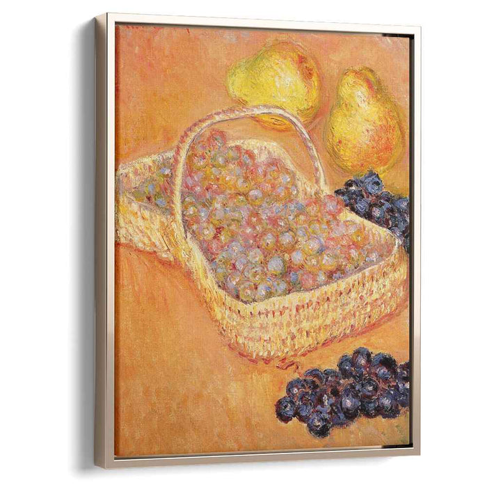 Basket of Graphes, Quinces and Pears by Claude Monet