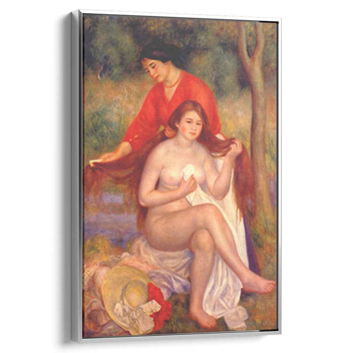 Bather and maid (The Toilet) (1900) by Pierre-Auguste Renoir