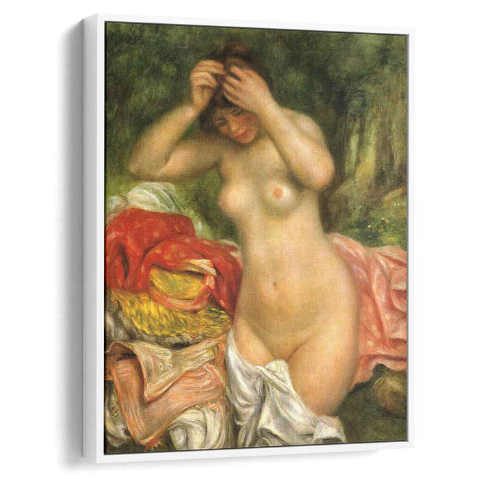 Bather Arranging her Hair (1893) by Pierre-Auguste Renoir