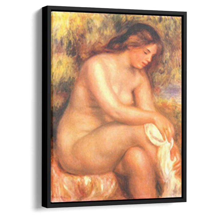 Bather drying her leg (1910) by Pierre-Auguste Renoir