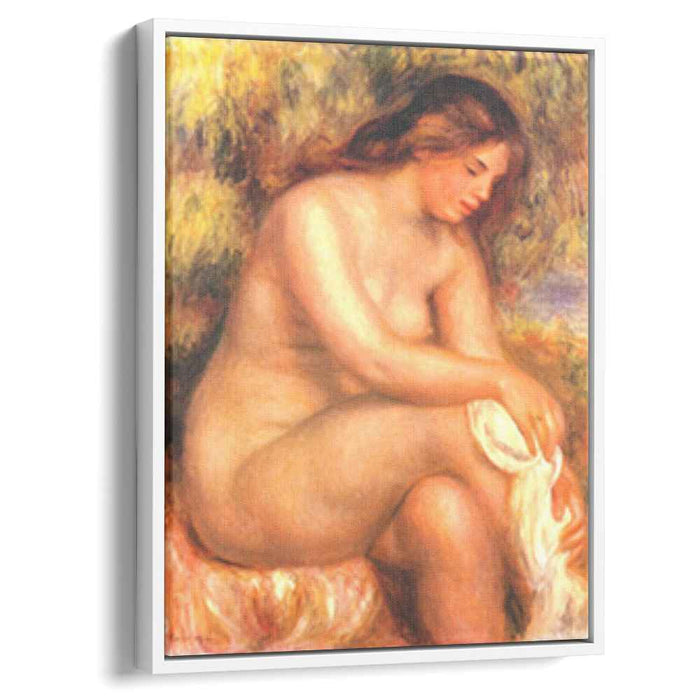 Bather drying her leg (1910) by Pierre-Auguste Renoir
