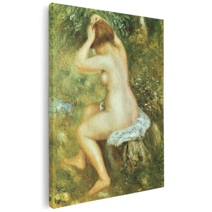 Bather is Styling (1890) by Pierre-Auguste Renoir