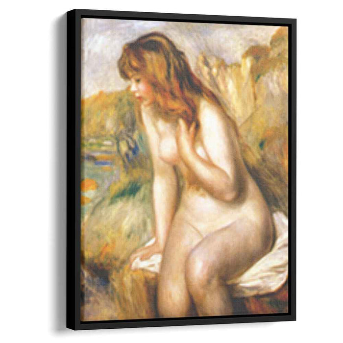 Bather seated on a rock (1892) by Pierre-Auguste Renoir
