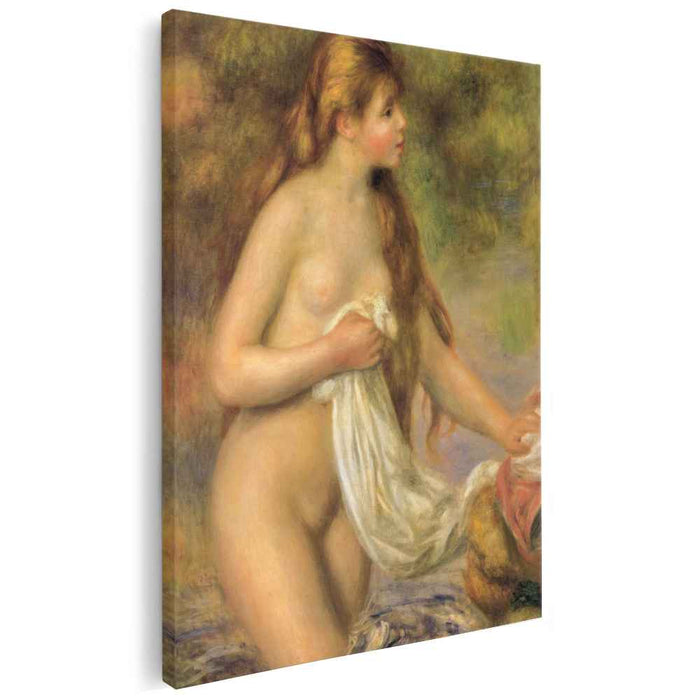 Bather with Long Hair (1895) by Pierre-Auguste Renoir