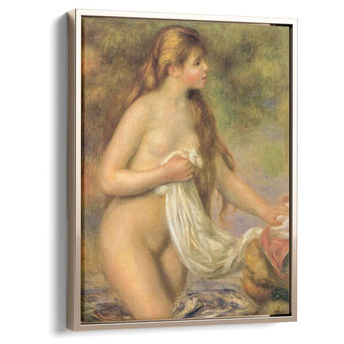 Bather with Long Hair (1895) by Pierre-Auguste Renoir
