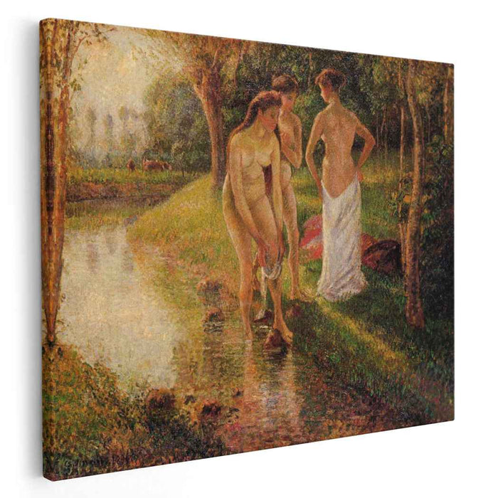 Bathers (1896) by Camille Pissarro