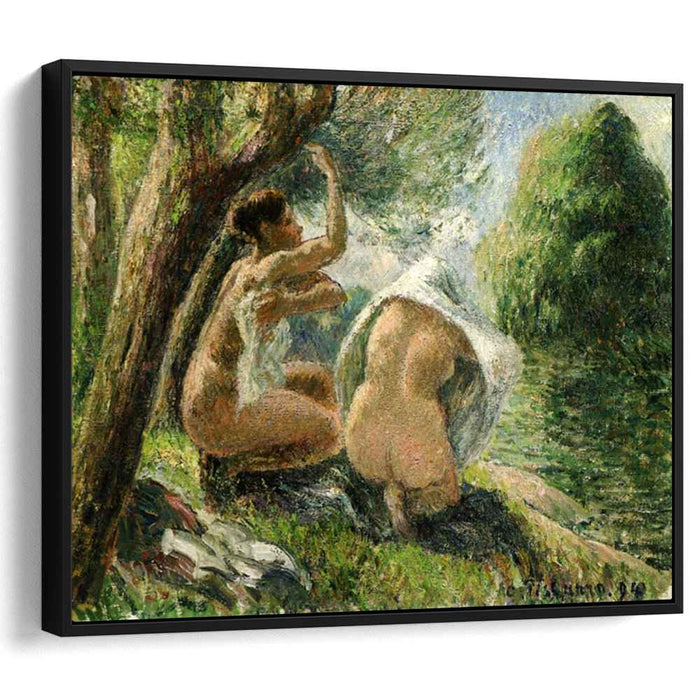 Bathers 3 (1894) by Camille Pissarro